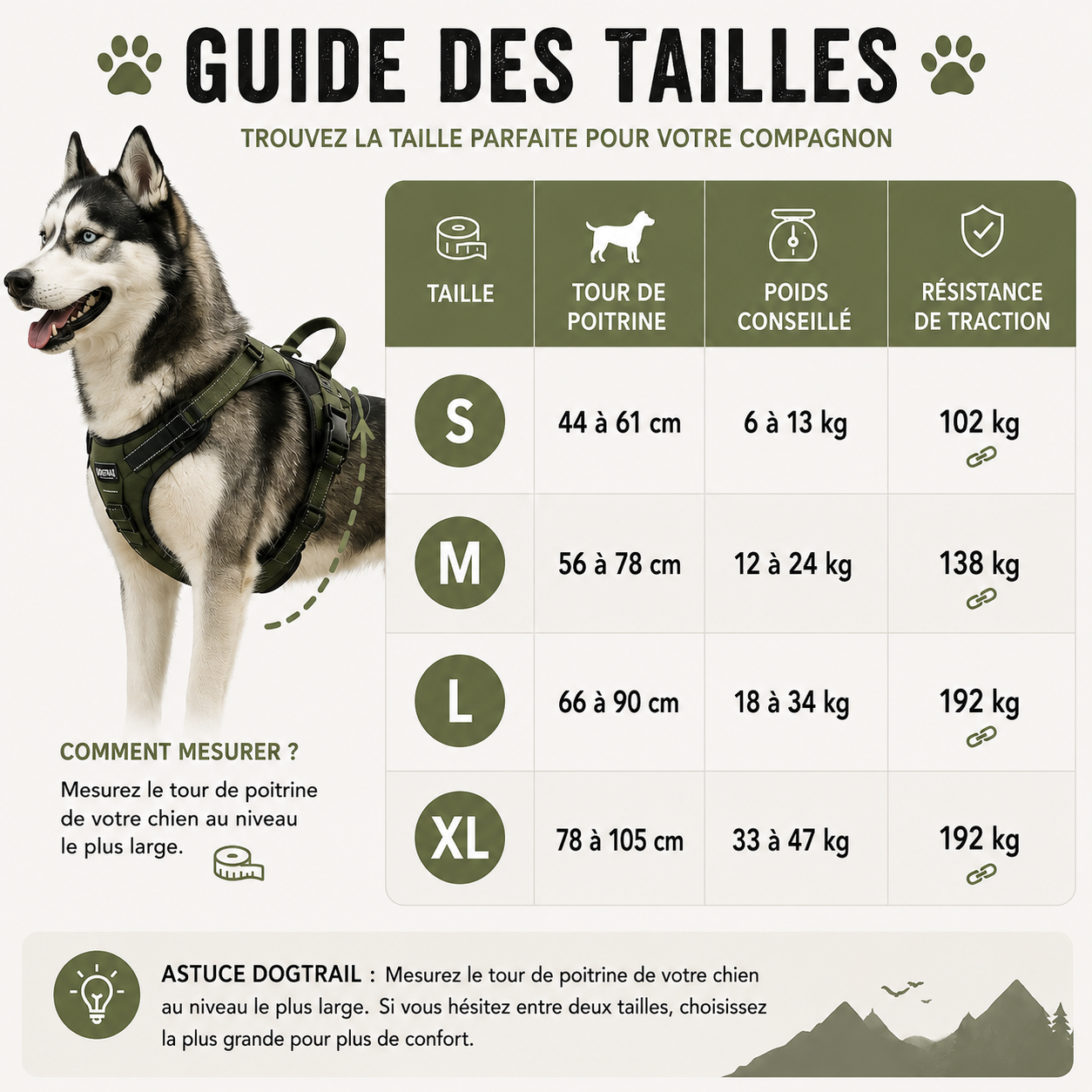 Harnais DogTrail Explorer™