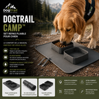 Gamelles + Tapis repliables 🥣 DogTrail Camp™